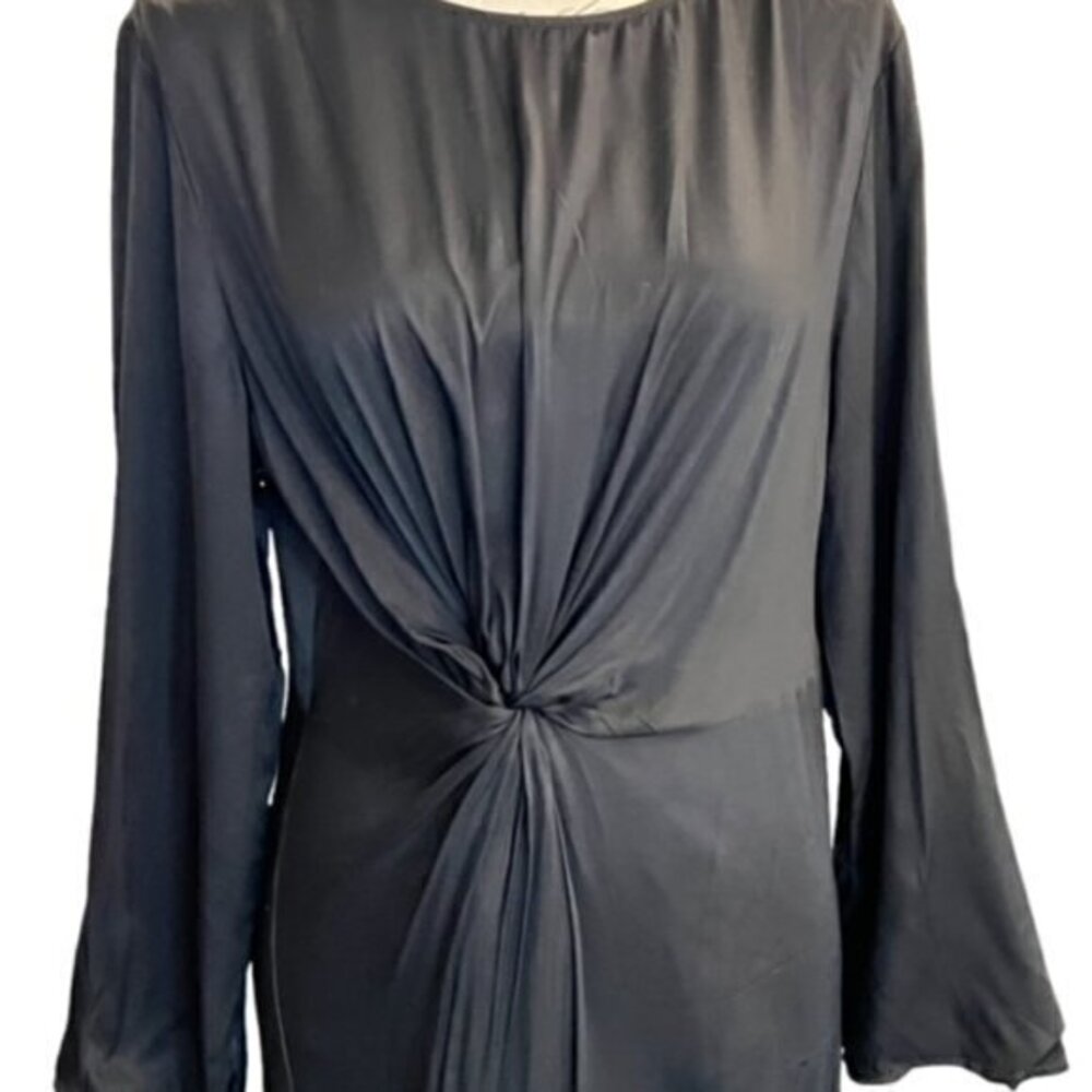 🎉PRICE REDUCED🎉 H&M Conscious Collection Black Dress XXS Shiny Classic